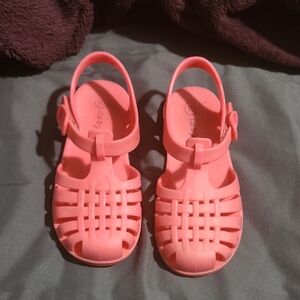 Pink Jelly Style Sandals Size 10